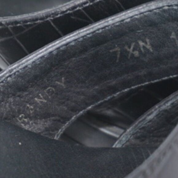 Brighton Vintage Randy Croc Leather Sandals, Size 7.5 - Picture 5 of 8